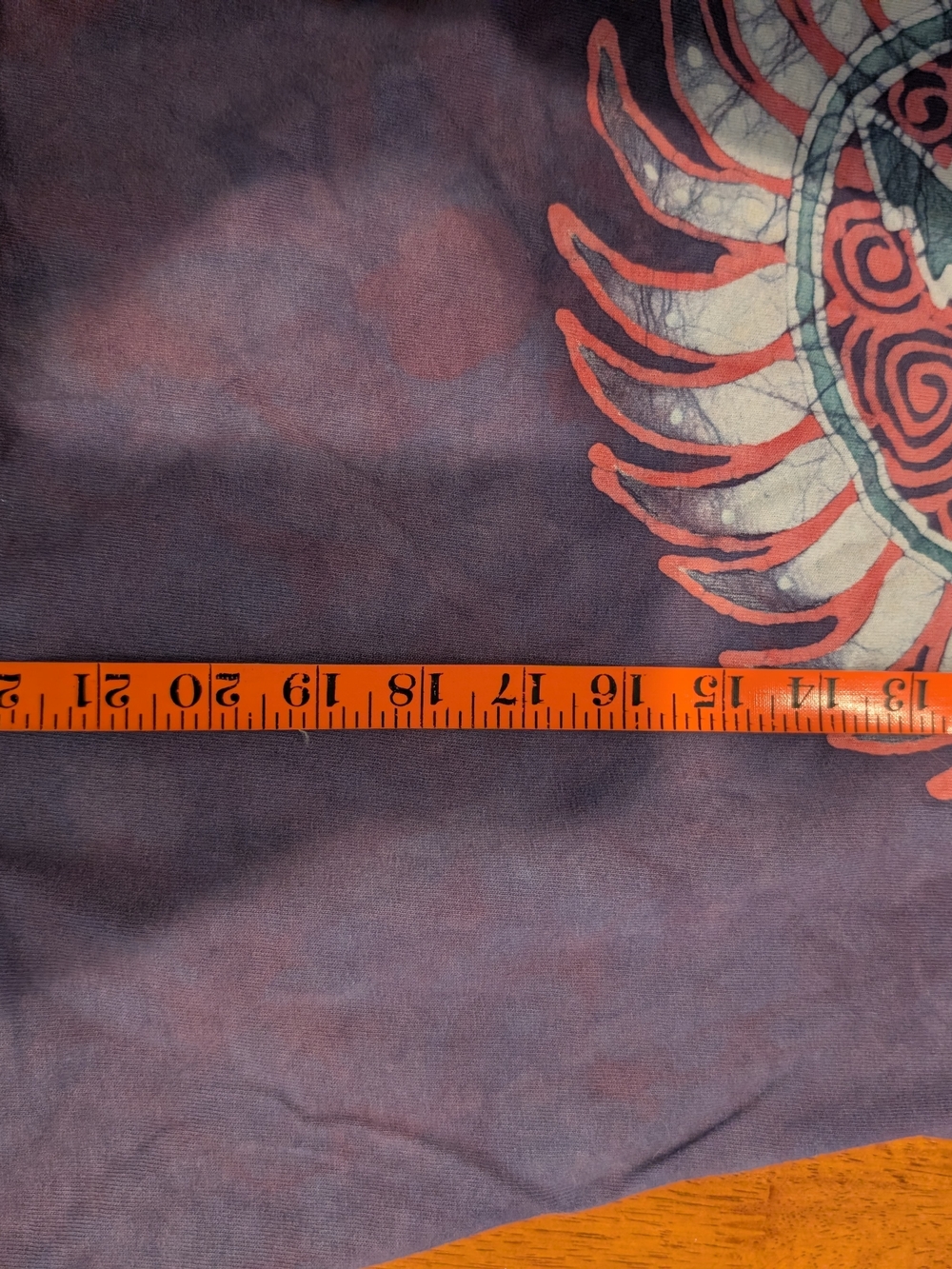 Tie Dye Hand Painted Batik Grateful Dead Short-Sleeve Women's Tee Hippie Medium - Picture 11 of 12